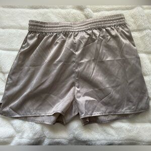 SKIMS never worn silk sleep shorts
